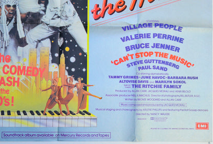 CAN’T STOP THE MUSIC (Bottom Right) Cinema Quad Movie Poster 