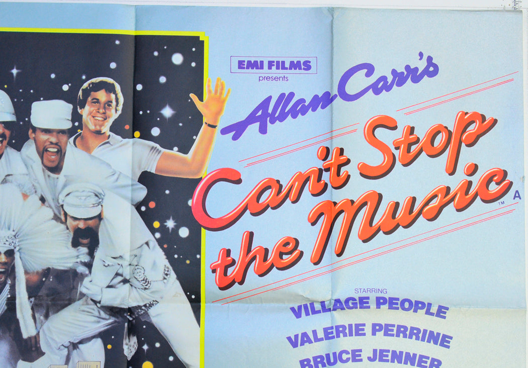 CAN’T STOP THE MUSIC (Top Right) Cinema Quad Movie Poster 