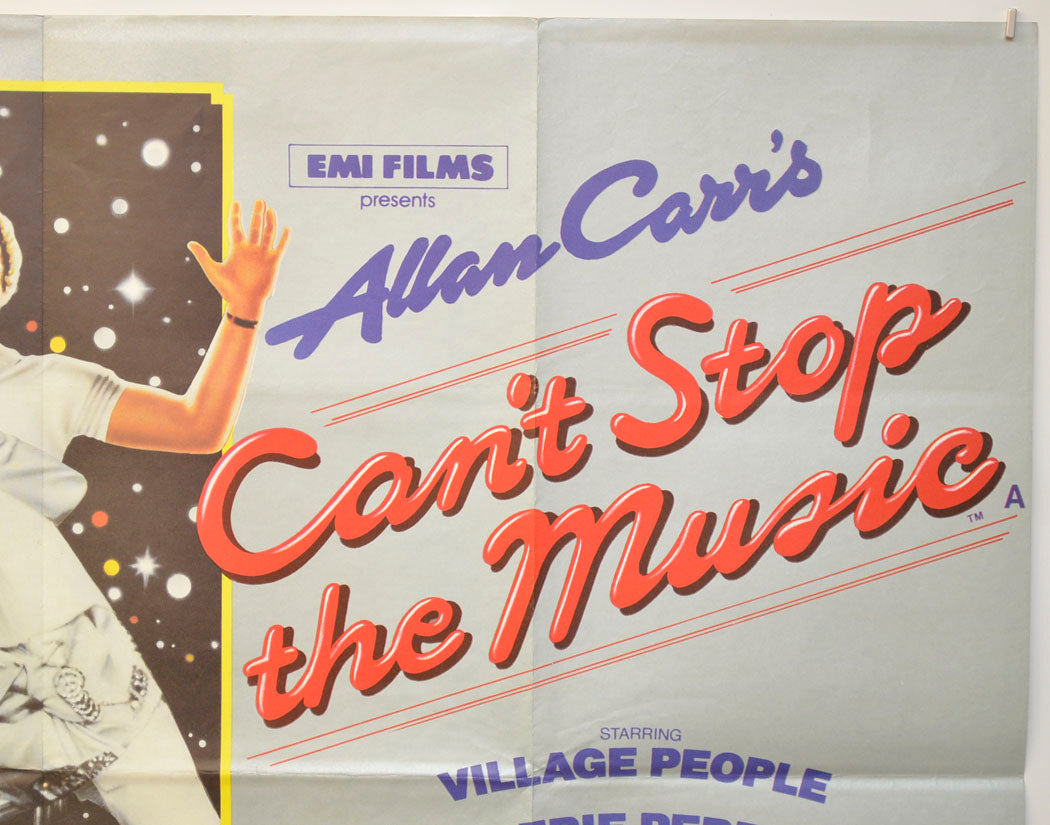 CANT STOP THE MUSIC (Top Right) Cinema Quad Movie Poster 