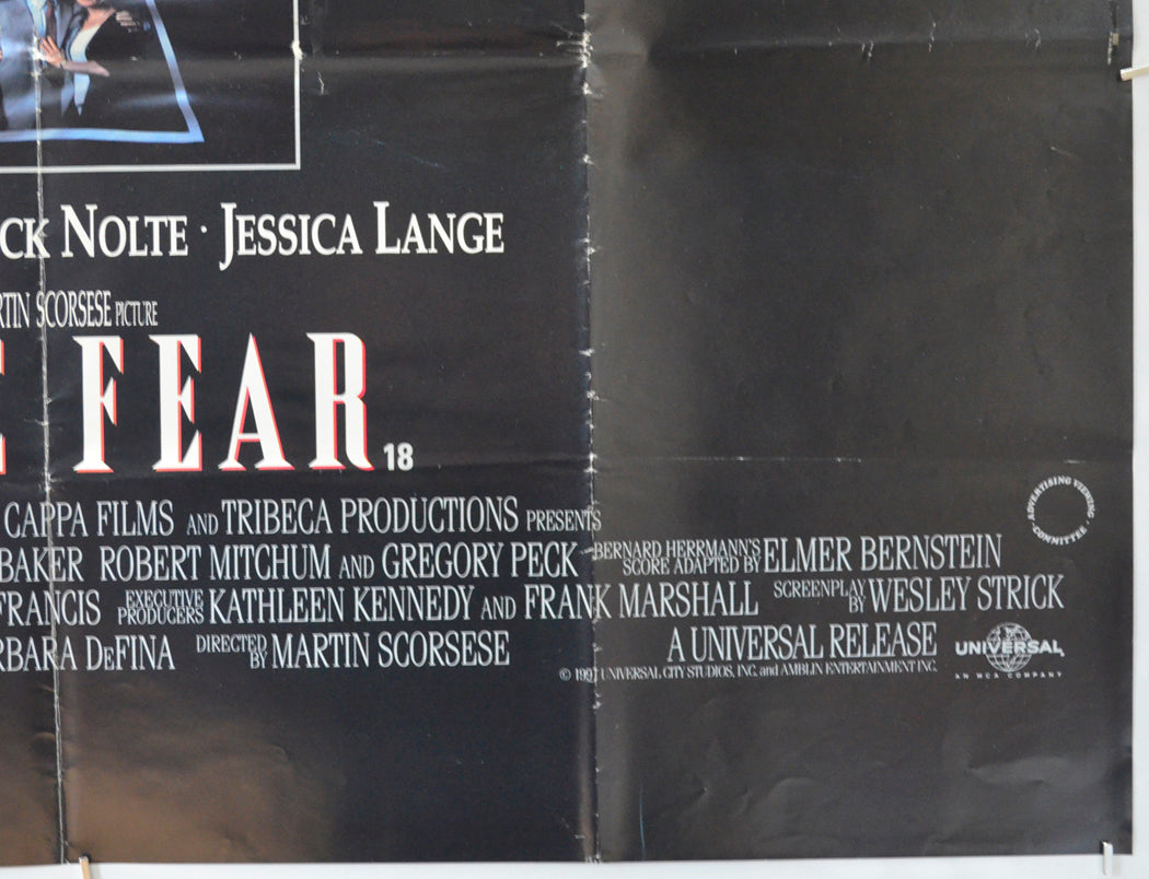 CAPE FEAR (Bottom Right) Cinema Quad Movie Poster 