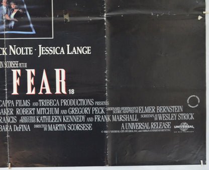 CAPE FEAR (Bottom Right) Cinema Quad Movie Poster 