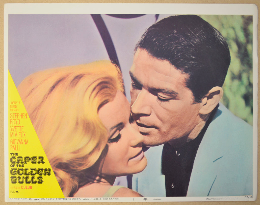 THE CAPER OF THE GOLDEN BULLS (Card 2) Cinema Lobby Card Set 