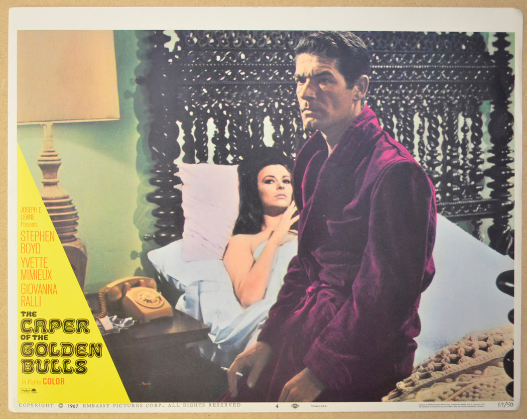 THE CAPER OF THE GOLDEN BULLS (Card 4) Cinema Lobby Card Set 