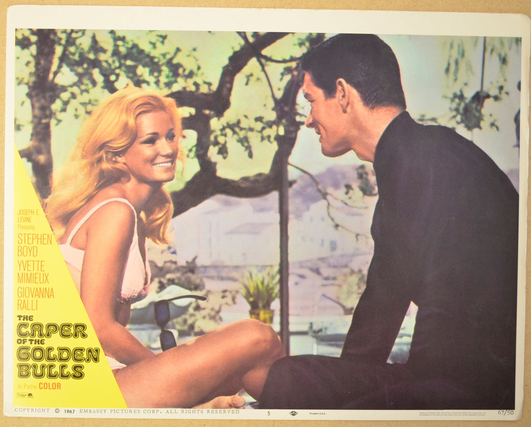 THE CAPER OF THE GOLDEN BULLS (Card 5) Cinema Lobby Card Set 