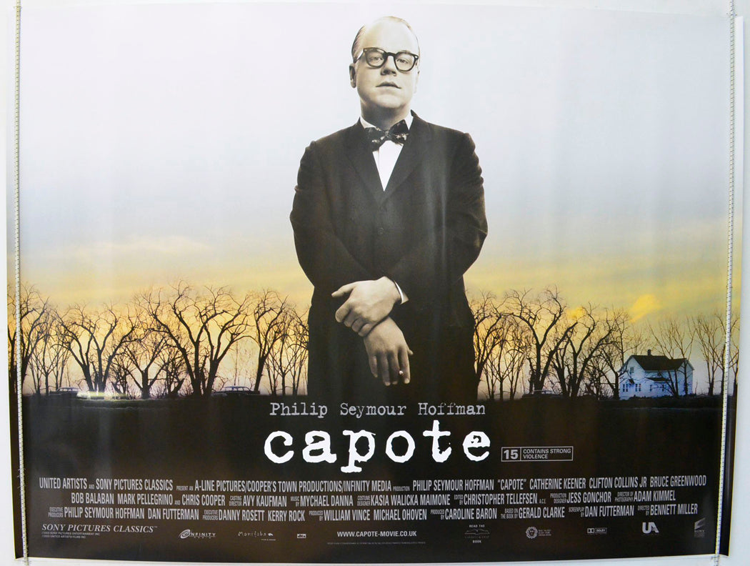 Capote Original British Quad Poster - Film Poster - Movie Poster 