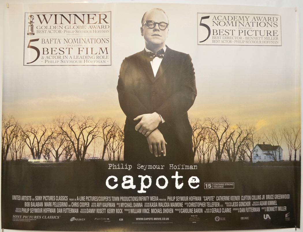 Capote  Original Quad Poster - Film Poster - Movie Poster