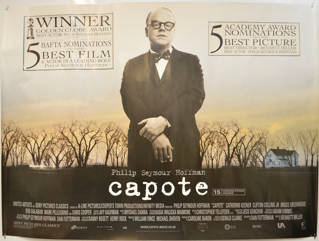 Capote  Original Quad Poster - Film Poster - Movie Poster