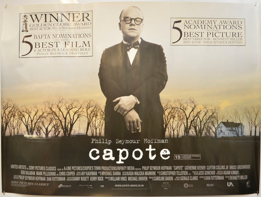 Capote  Original Quad Poster - Film Poster - Movie Poster