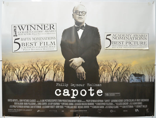 Capote - Original Quad Poster - Film Poster - Movie Poster