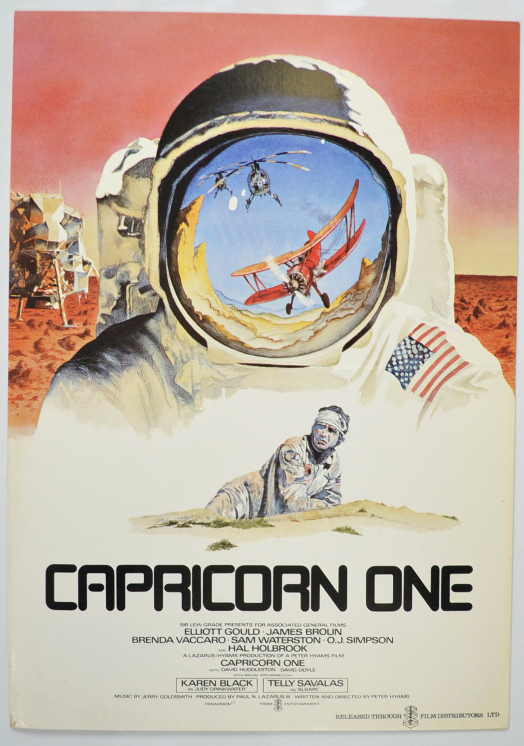 Capricorn One Original Cinema Exhibitors Press Synopsis / Credits Booklet (UK)