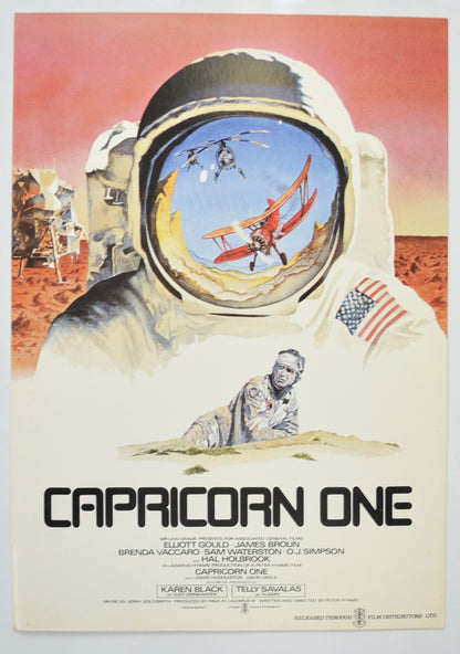 Capricorn One Original Cinema Exhibitors Press Synopsis / Credits Booklet (UK)