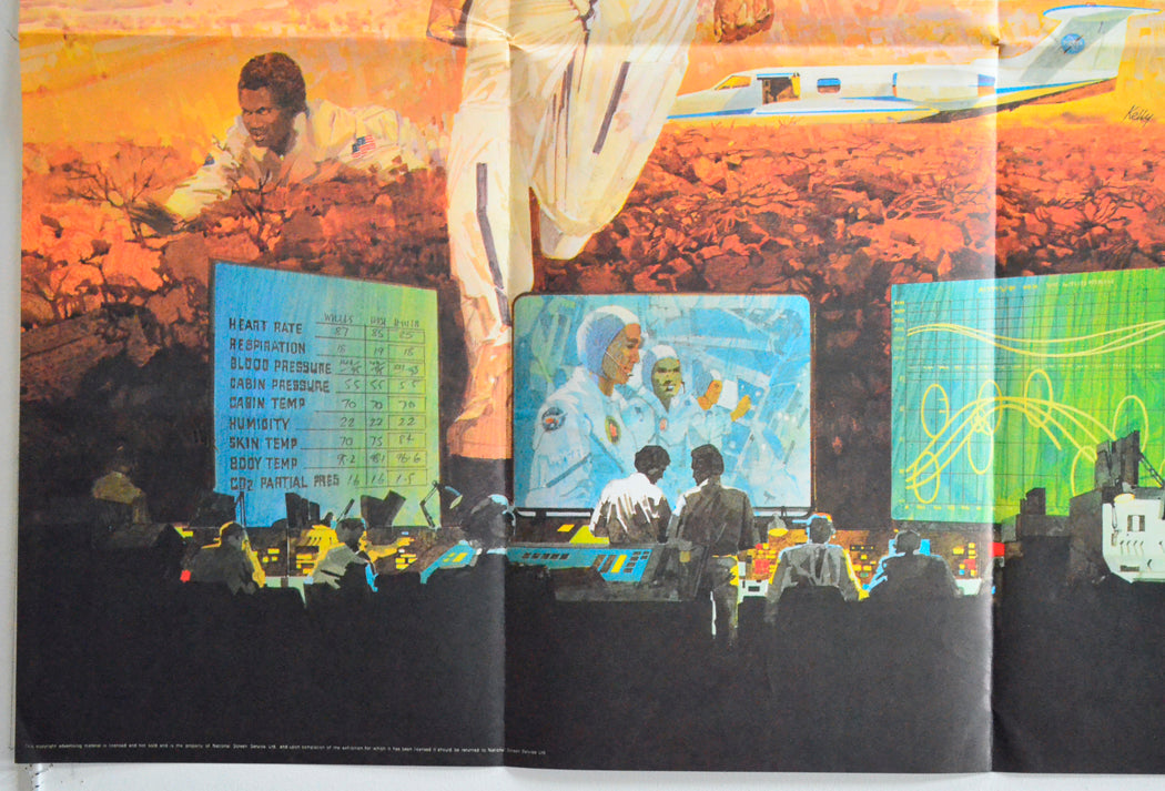 CAPRICORN ONE (Bottom Left) Cinema Quad Movie Poster 