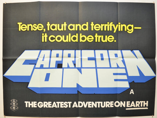 Capricorn One (Teaser / Advance Version)  Original Quad Poster - Film Poster - Movie Poster