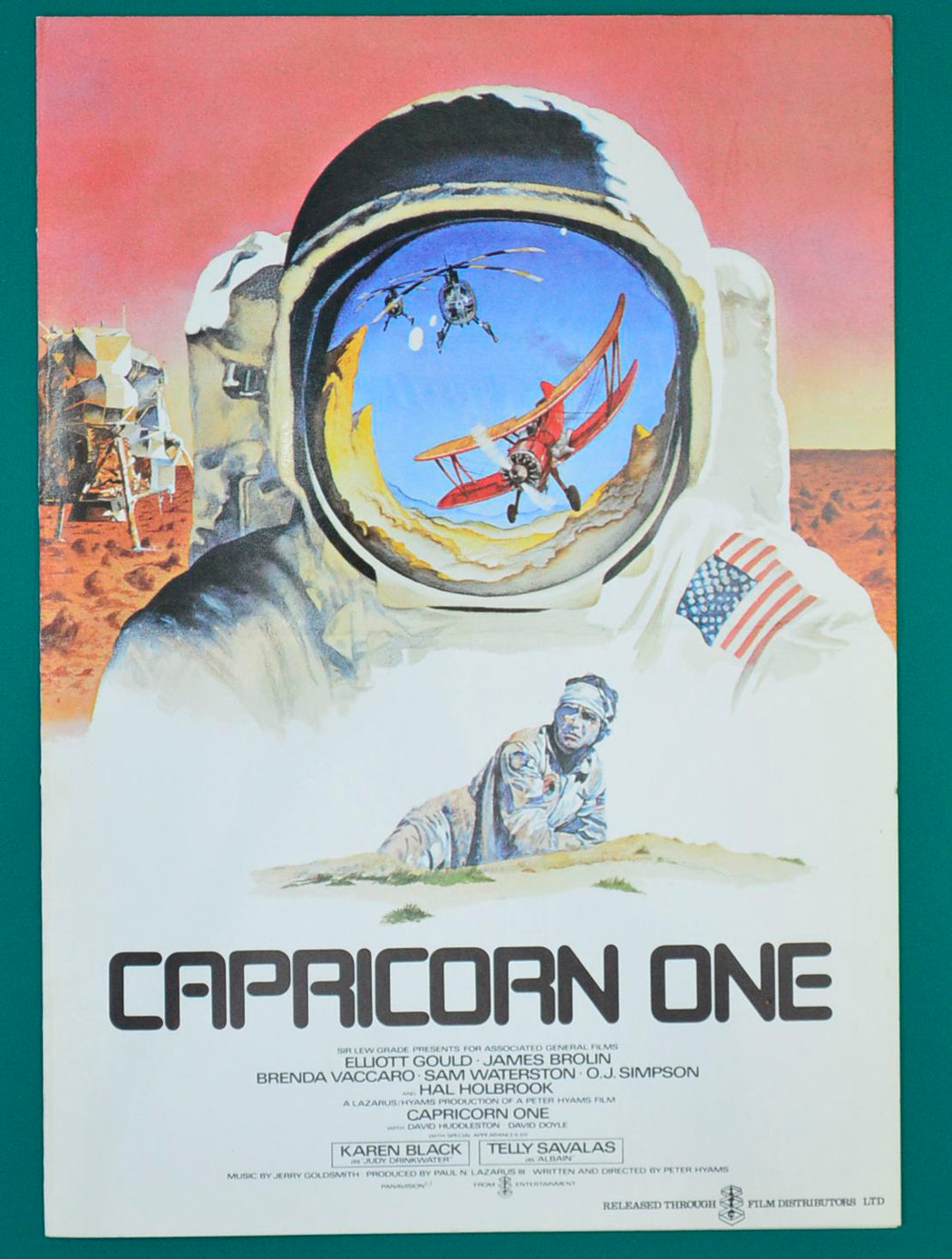 Capricorn One    Original Cinema Exhibitors Synopsis / Credits Booklet    