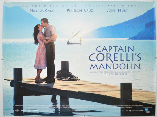 Captain Corelli’s Mandolin Original Quad Poster - Film Poster - Movie Poster