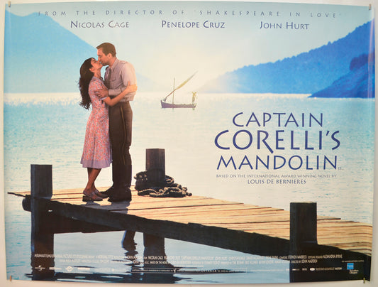 Captain Corellis' Mandolin Original Quad Poster - Film Poster - Movie Poster