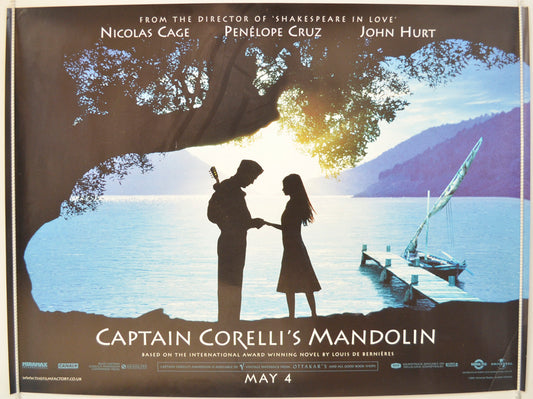 Captain Corelli's Mandolin  (Teaser / Advance Version)   Original Quad Poster - Film Poster - Movie Poster