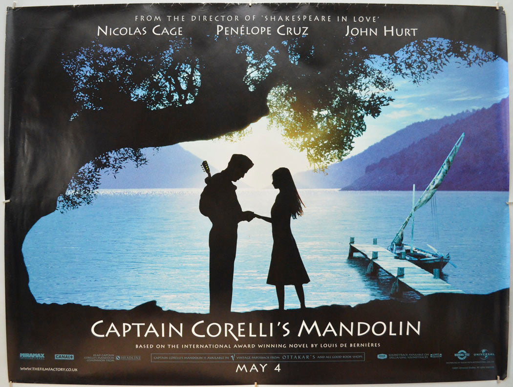 “Captain Corelli’s Mandolin” (Teaser / Advance Version) Original Quad ...