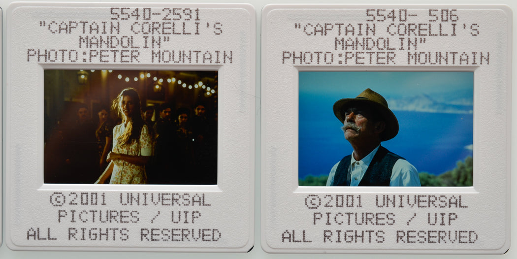 Captain Corellis' Mandolin (Slides 3 and 4) Original 35mm Slides - Cinema Press Slides
