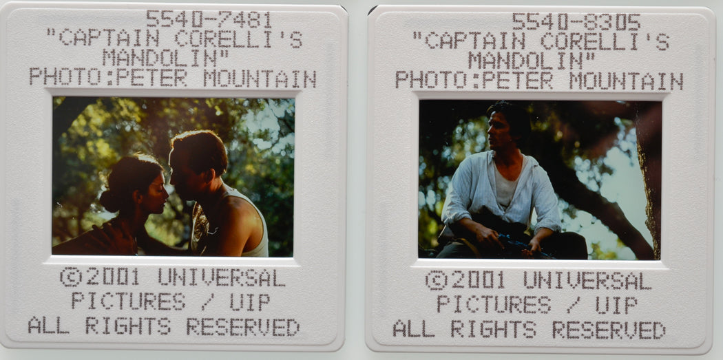 Captain Corellis' Mandolin (Slides 5 and 6) Original 35mm Slides - Cinema Press Slides