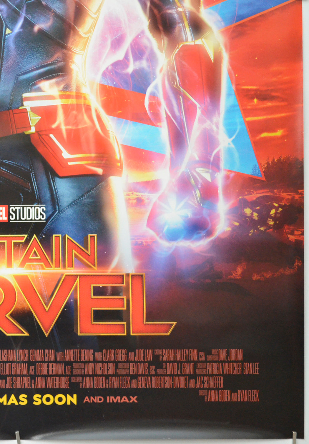 CAPTAIN MARVEL (Bottom Right) Cinema One Sheet Movie Poster 