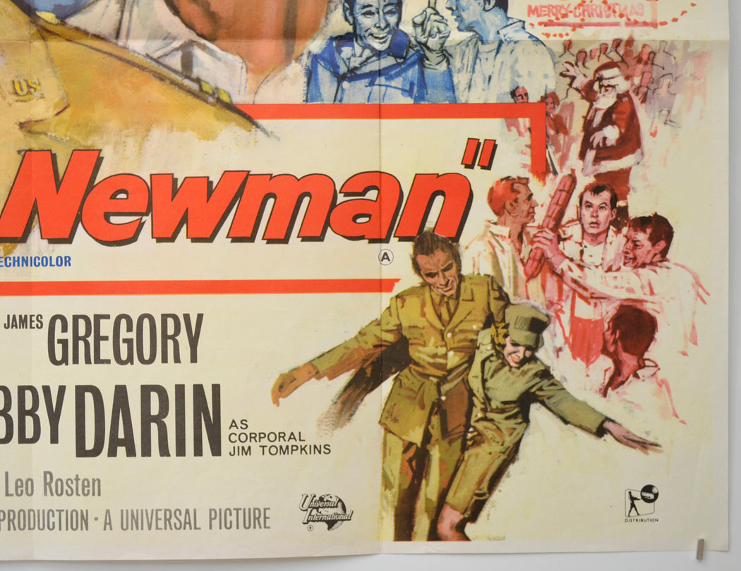 CAPTAIN NEWMAN (Bottom Right) Cinema Quad Movie Poster 