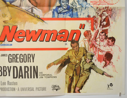 CAPTAIN NEWMAN (Bottom Right) Cinema Quad Movie Poster 