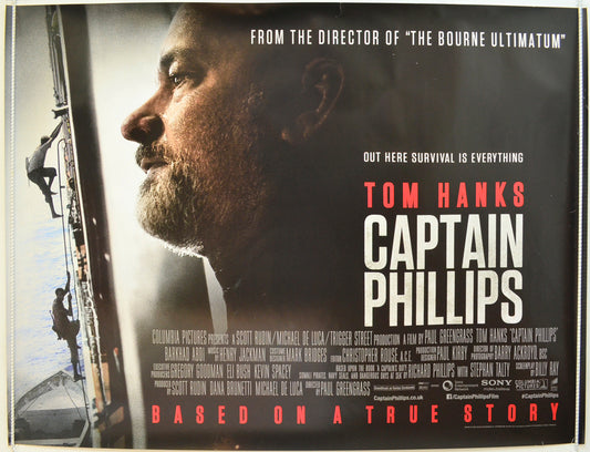 Captain Phillips Original Quad Poster - Film Poster - Movie Poster  