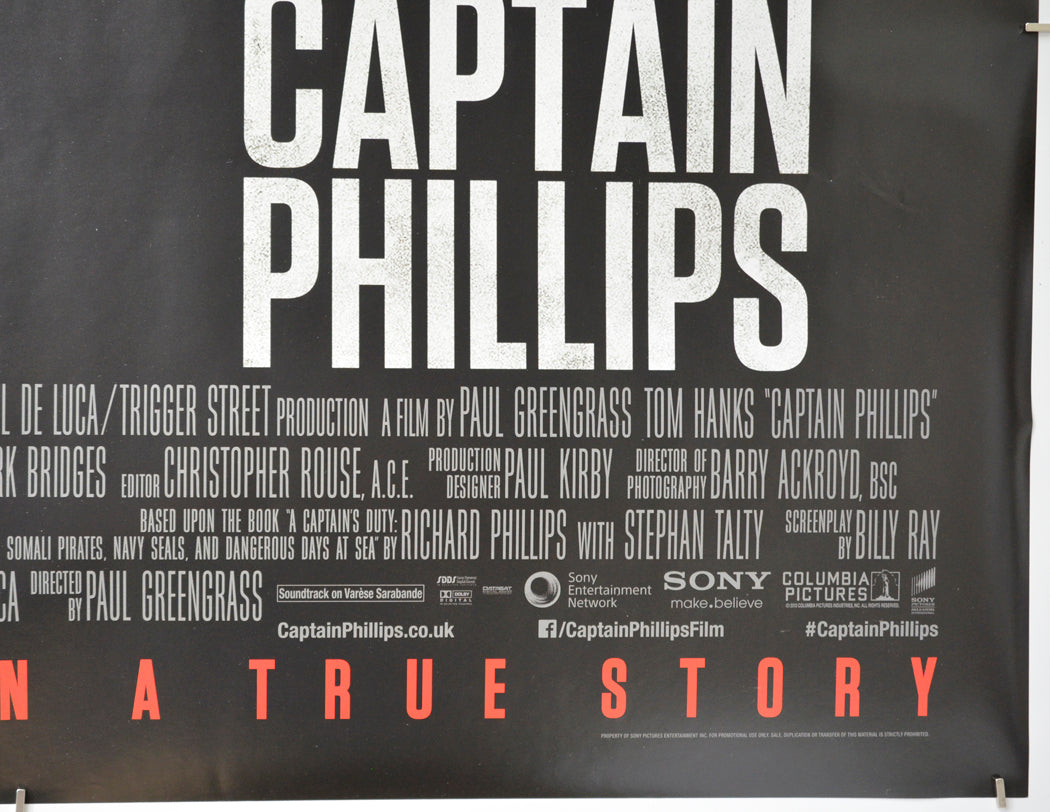 Captain Phillips (Bottom Right) Cinema Quad Movie Poster 