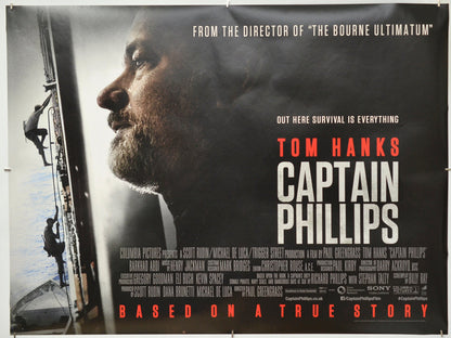 Captain Phillips - Original Quad Poster - Film Poster - Movie Poster