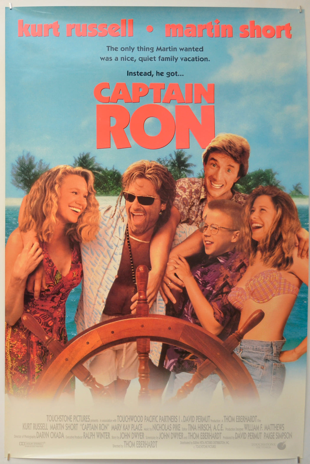 Captain Ron Original One Sheet Poster - Film Poster - Movie Poster  