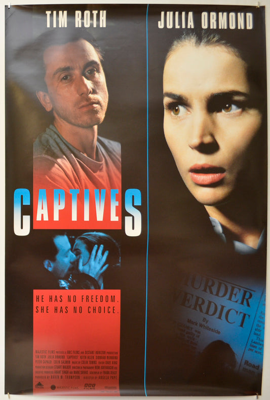 Captives Original One Sheet Poster - Film Poster - Movie Poster  