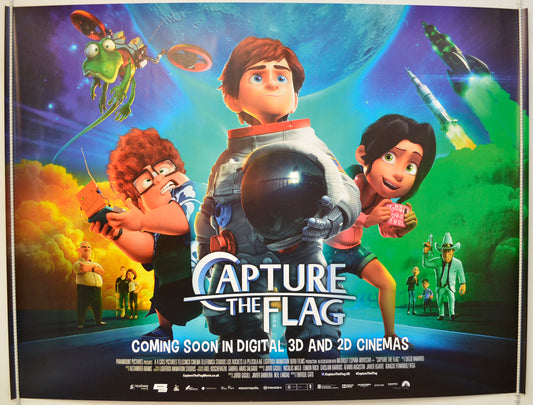 Capture The Flag  (Teaser / Advance Version)  Original Quad Poster - Film Poster - Movie Poster 