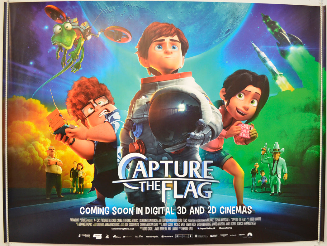 Capture The Flag  (Teaser / Advance Version)  Original Quad Poster - Film Poster - Movie Poster 