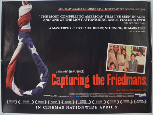 Capturing The Friedmans  Original Quad Poster - Film Poster - Movie Poster