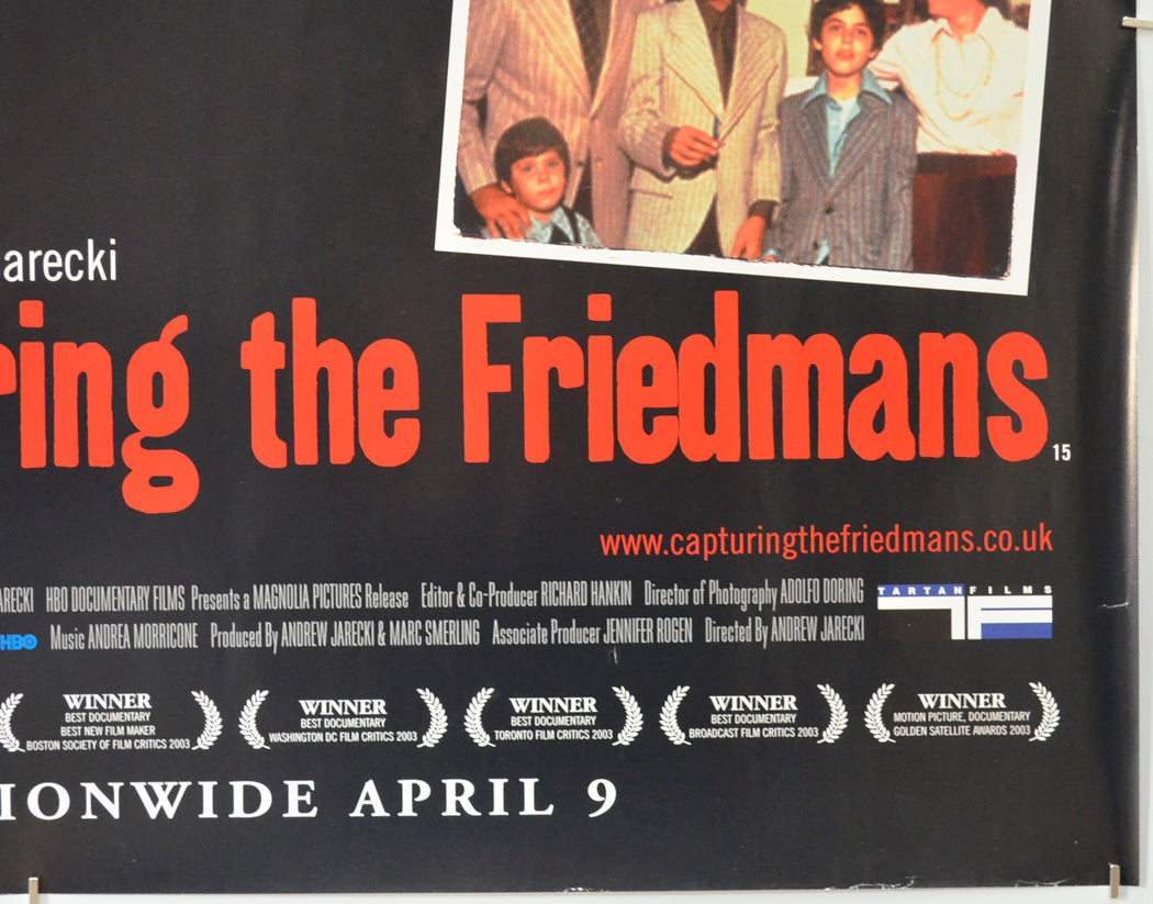 CAPTURING THE FRIEDMANS (Bottom Right) Cinema Quad Movie Poster 