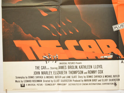 THE CAR / DAY OF THE ANIMALS (Bottom Left) Cinema Quad Movie Poster 