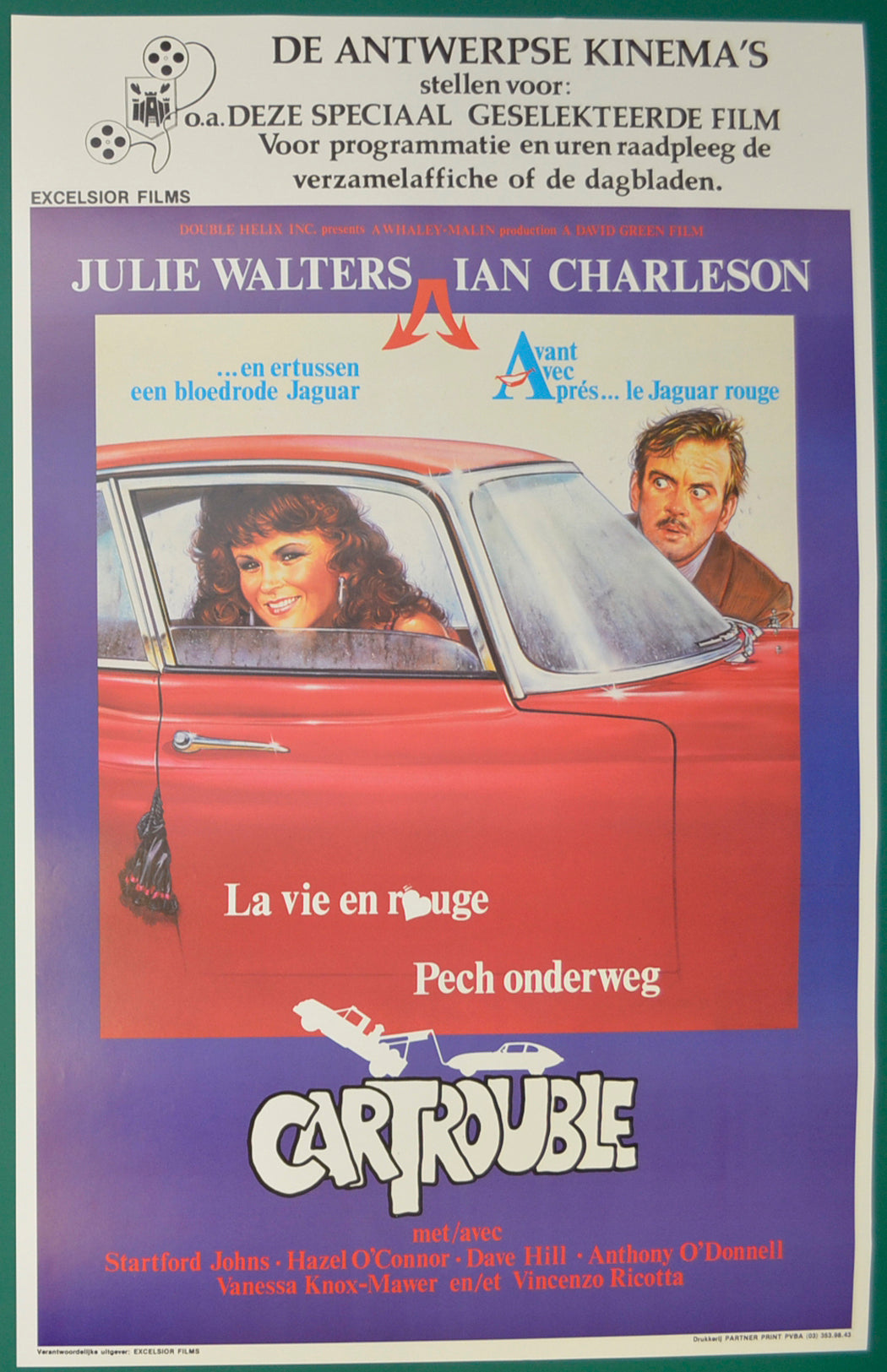 Car Trouble   Original Belgian Poster - Film Poster - Movie Poster  