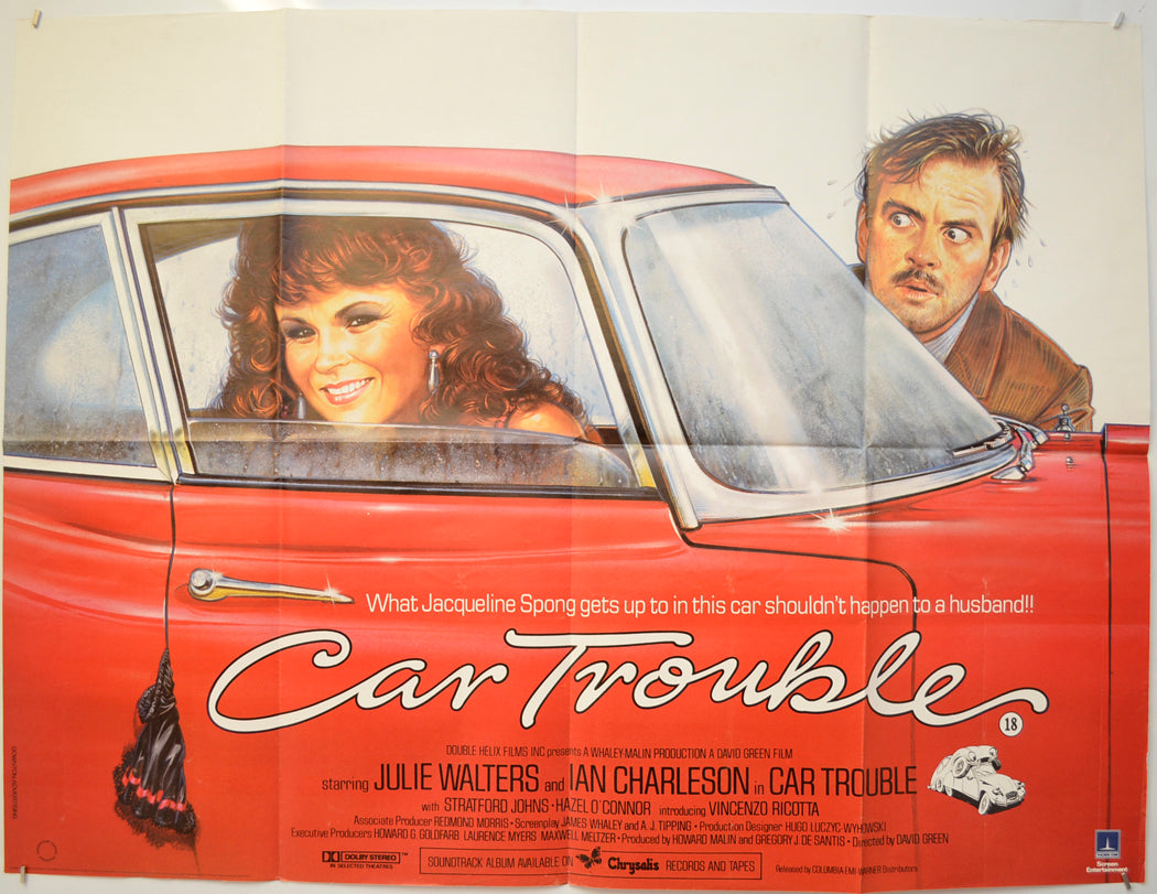 Car Trouble  Original Quad Poster - Film Poster - Movie Poster