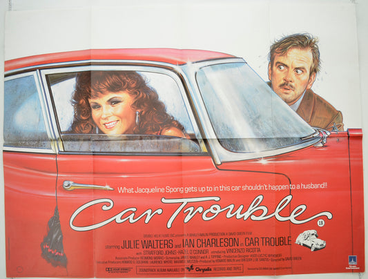 Car Trouble Original Quad Poster - Film Poster - Movie Poster  