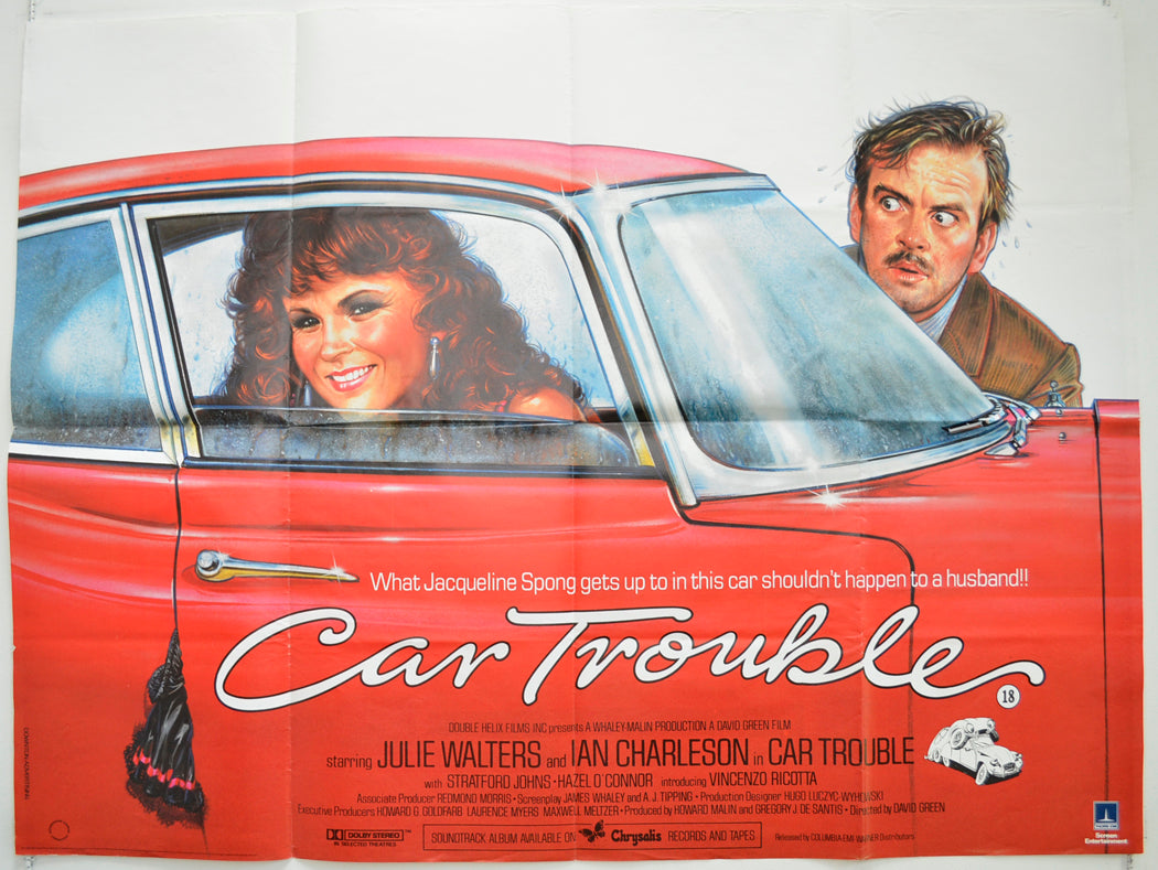 Car Trouble Original Quad Poster - Film Poster - Movie Poster  