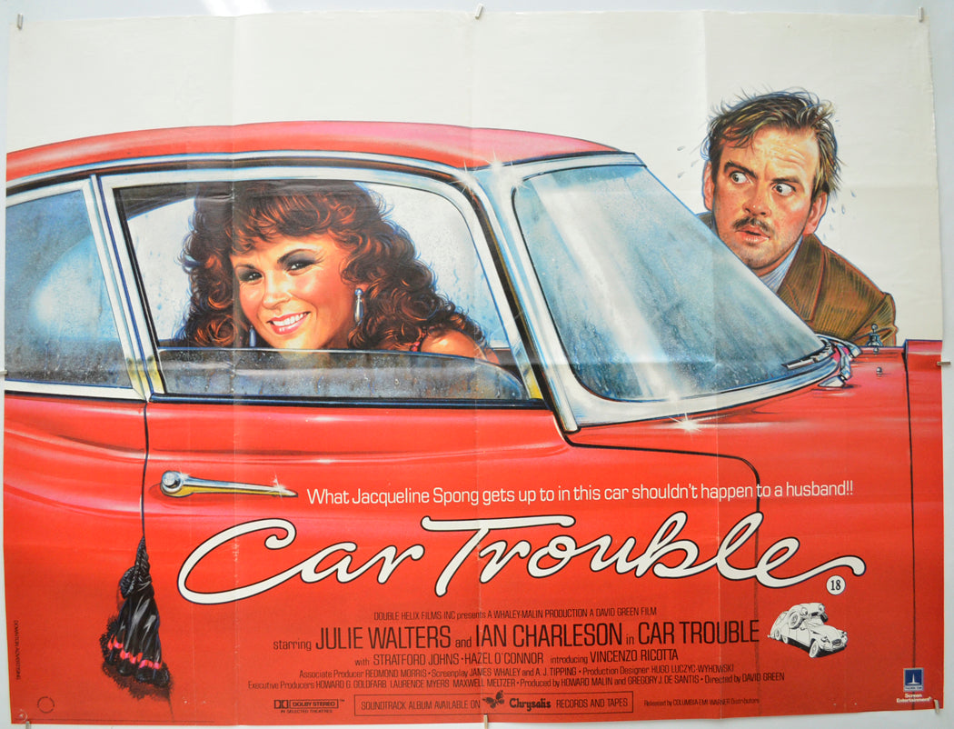 Car Trouble Original Quad Poster - Film Poster - Movie Poster