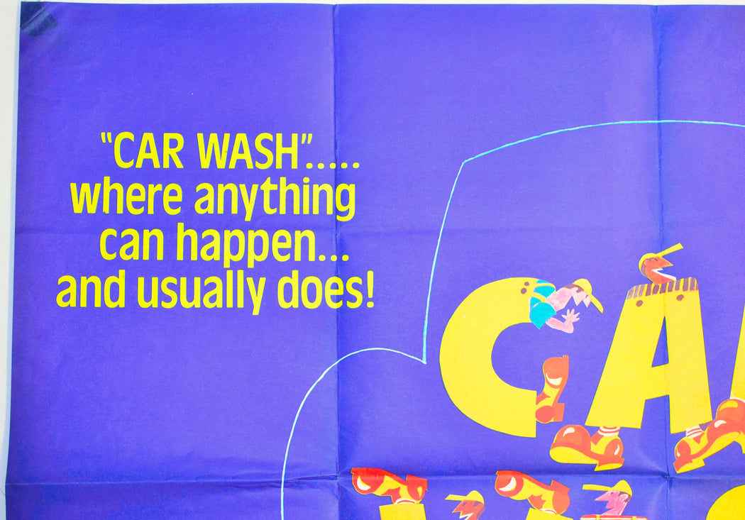 CAR WASH (Top Left) Cinema Quad Movie Poster 