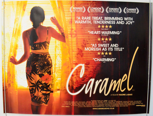 Caramel  (a.k.a. Sukkar banat)   Original British Quad Poster - Film Poster - Movie Poster 