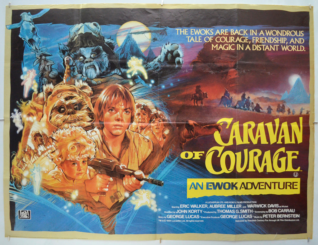 Caravan Of Courage - An Ewok Adventure (Star Wars) Original Quad Poster - Film Poster - Movie Poster