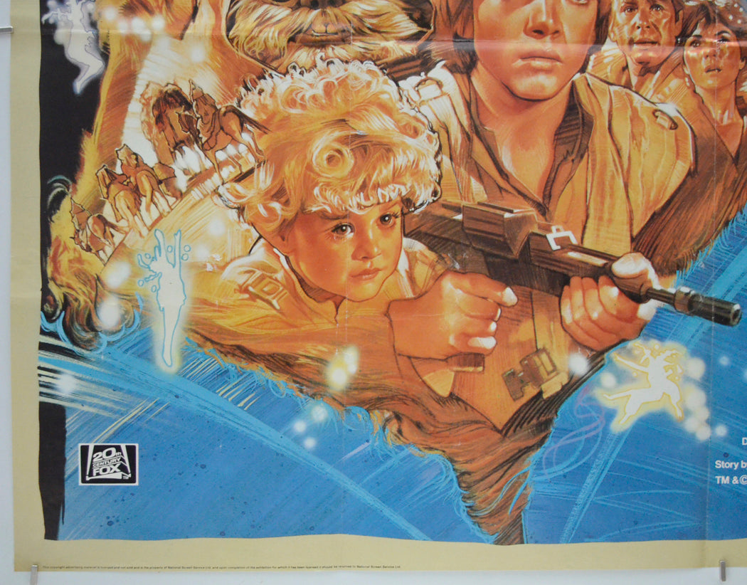 CARAVAN OF COURAGE - AN EWOK ADVENTURE (Bottom Left) Cinema Quad Movie Poster 