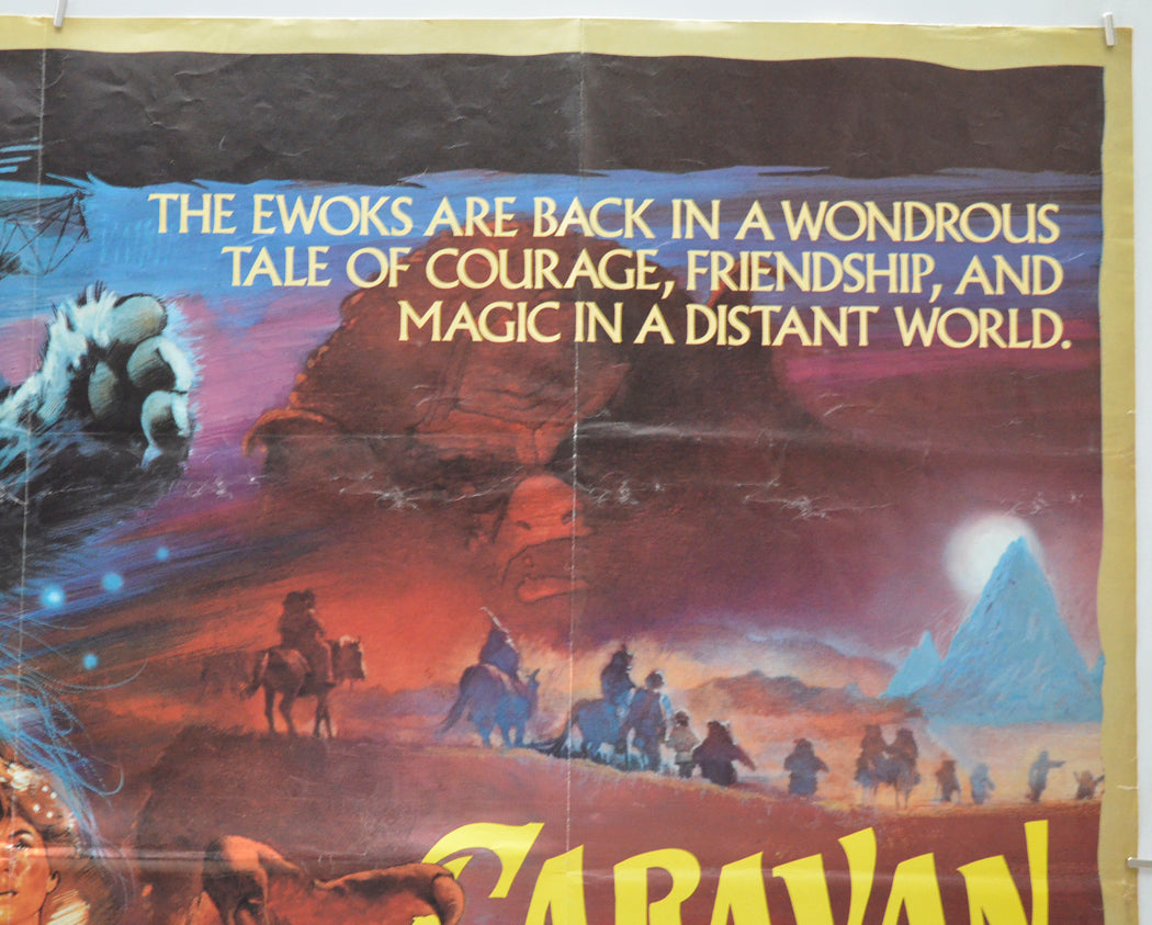 CARAVAN OF COURAGE - AN EWOK ADVENTURE (Top Right) Cinema Quad Movie Poster 