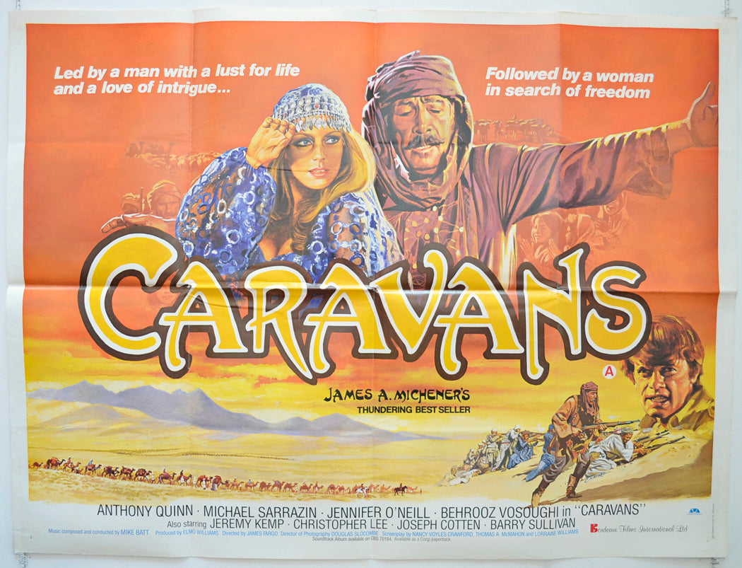 Caravans  Original British Quad Poster - Film Poster - Movie Poster 