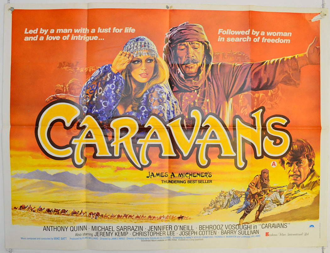 Caravans Original Quad Poster - Film Poster - Movie Poster  