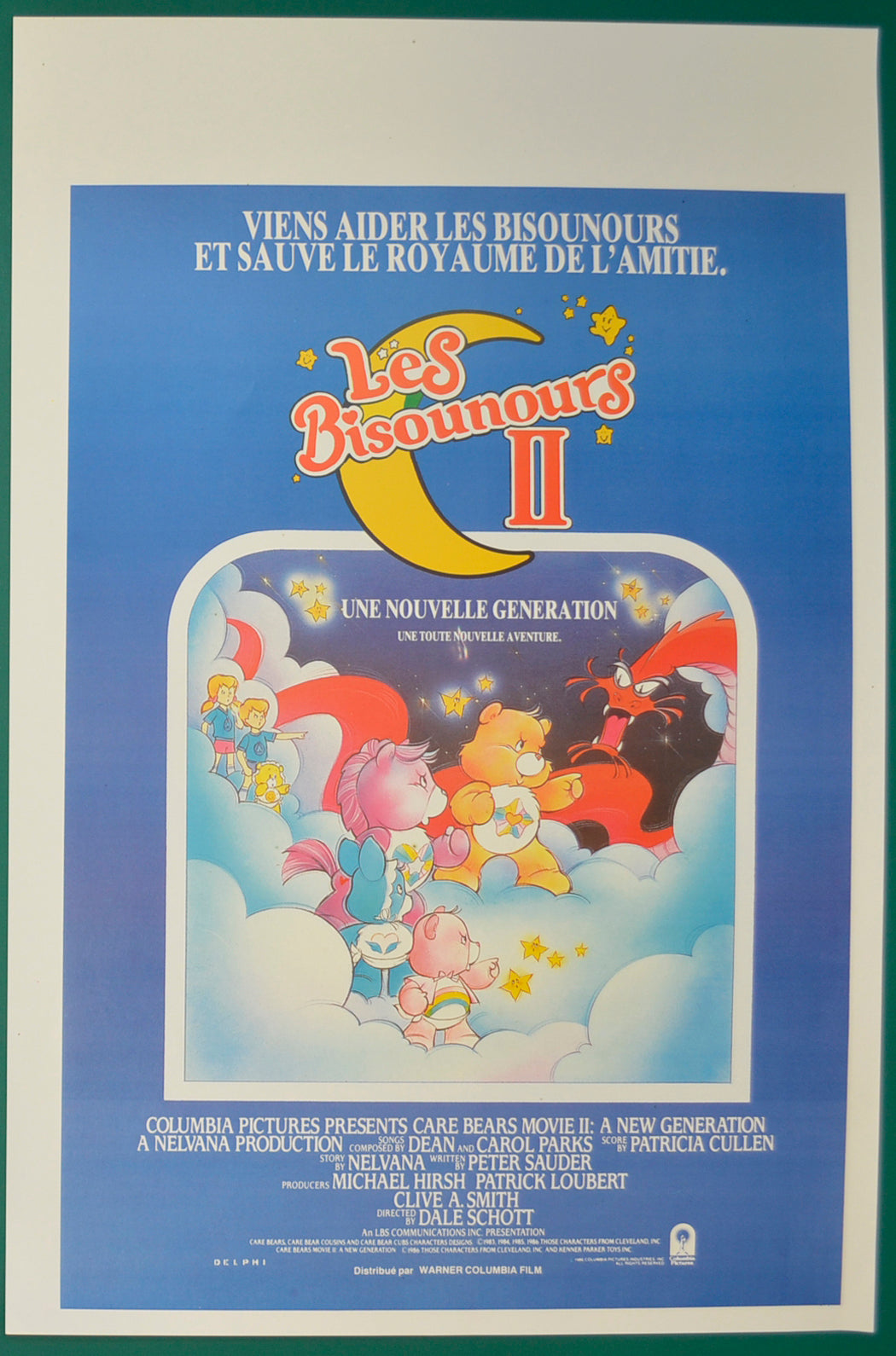 Care Bears II - A New Generation  Original Belgian Poster - Film Poster - Movie Poster  